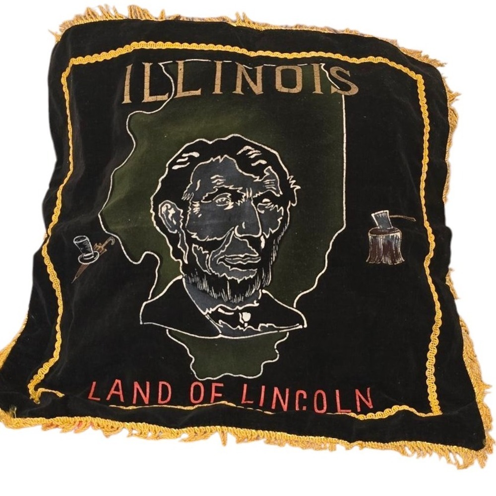 President Lincoln's Pillowcase Historical Library Study Decorative Collectables - Picture 5 of 6